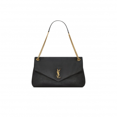 YSL CALYPSO LARGE IN GRAINED LAMBSKIN 777399AACYT1000 (28*22*12cm)
